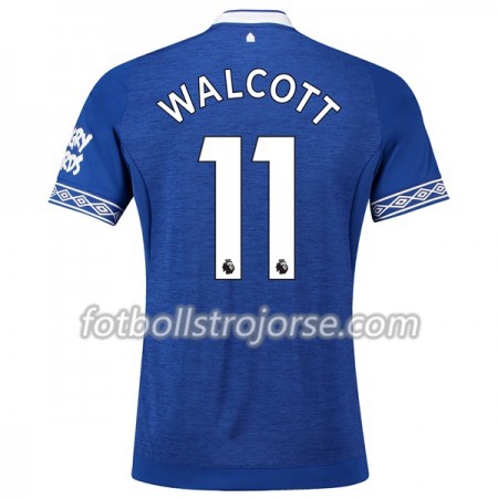 Everton Matchtröjor Walcott 11 Hemma Fotbollströja 2018-2019 Everton Matchtröjor Walcott 11 Hemma Fotbollströja 2018-2019